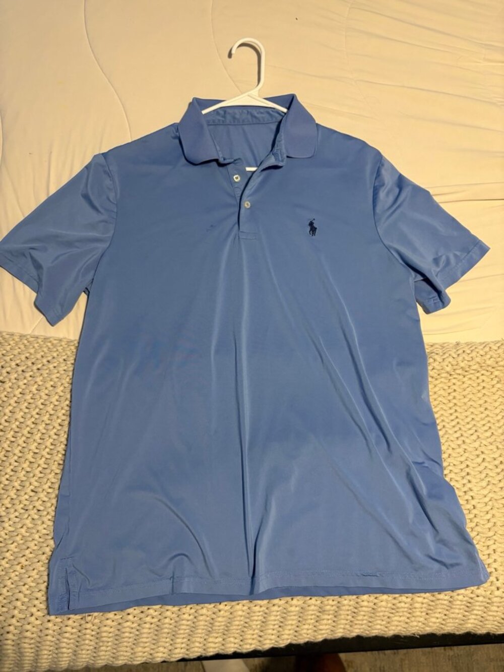 Polo Ralph Lauren Performance Polo Men's Large Light Blue